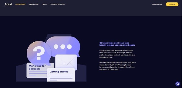 Podcast Acast platform