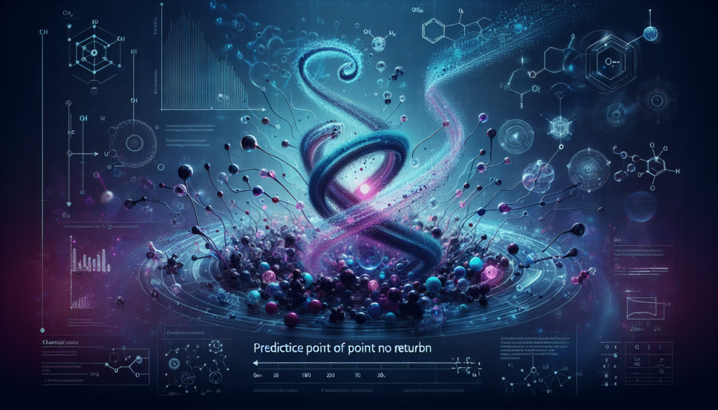 An innovative model to anticipate the non -return point of a chemical reaction